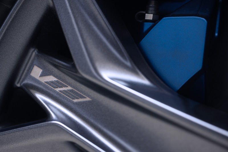 Close-up of the 2026 OPTIQ-V Brembo Performance Front Brakes | Serra Cadillac in Washington MI